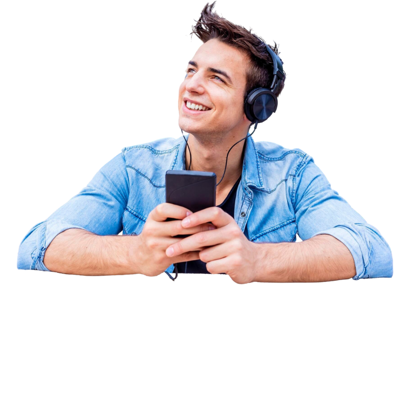 Estudiante tomando curso de inglés online entre semana desde casa