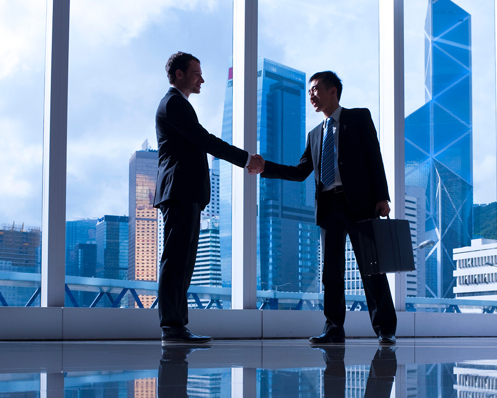 empresarios practicando su inglés